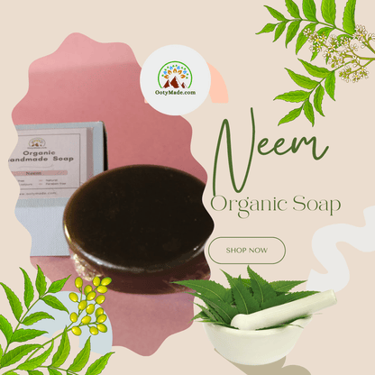 Neem Organic Homemade Soap: Chemical-Free Luxury for Radiant Skin and Eco-Friendly Living OotyMade.com