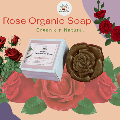 Blissful Blossom: Rose Natural Handmade Soap - Luxuriate in Organic Elegance OotyMade.com