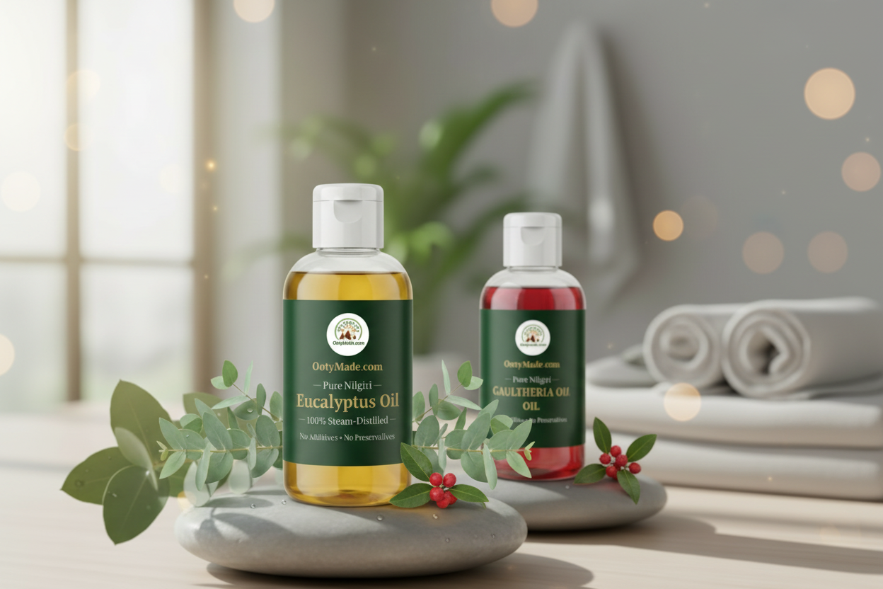 Nilgiris Essential Oils Cinematic Banner